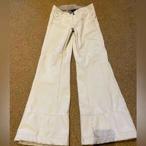 North Face TNF APEX Soft shell White S/P Snowboard Ski pants